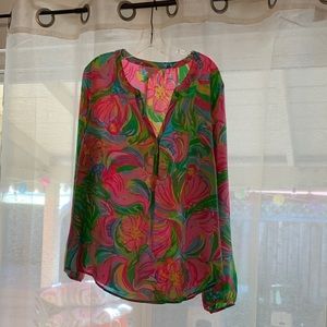 Silk Lilly Pulitzer top